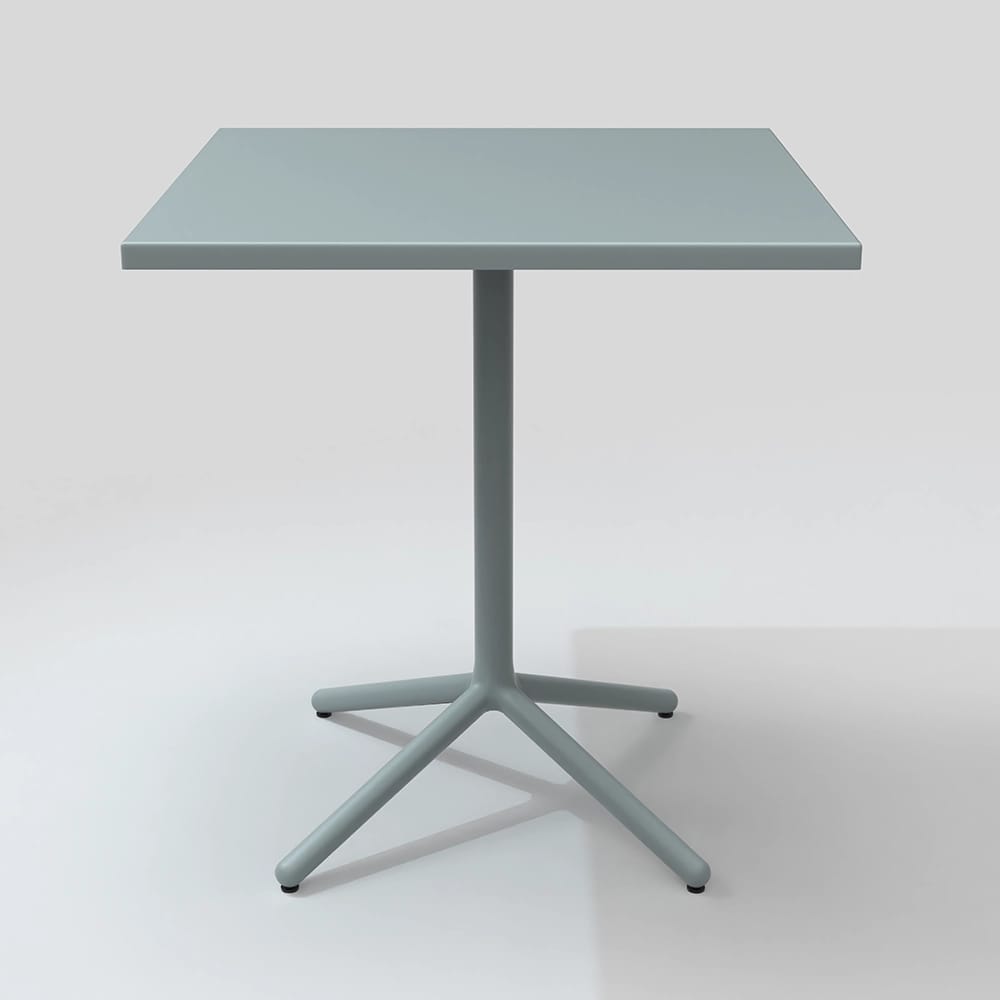 Maiori Aluminum Bistro Table, Frosty Gray