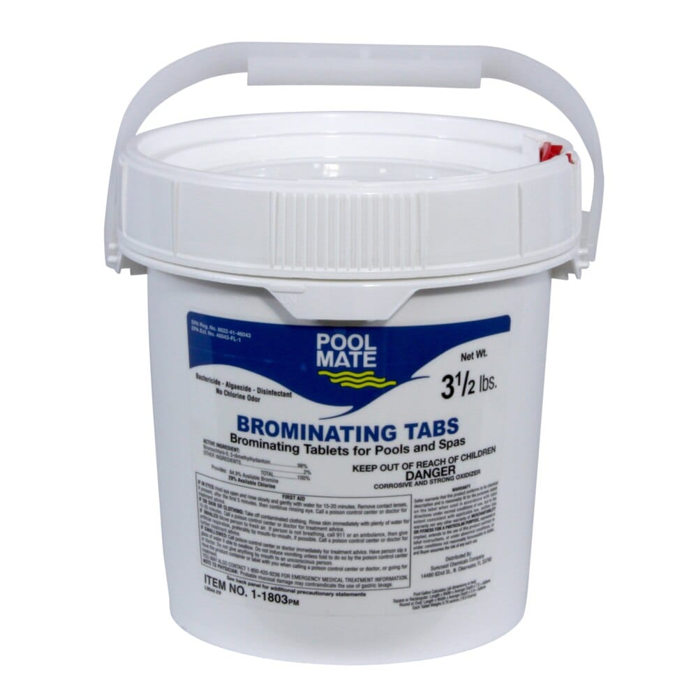 Pool Mate Brominating Tabs, 3.5 lbs