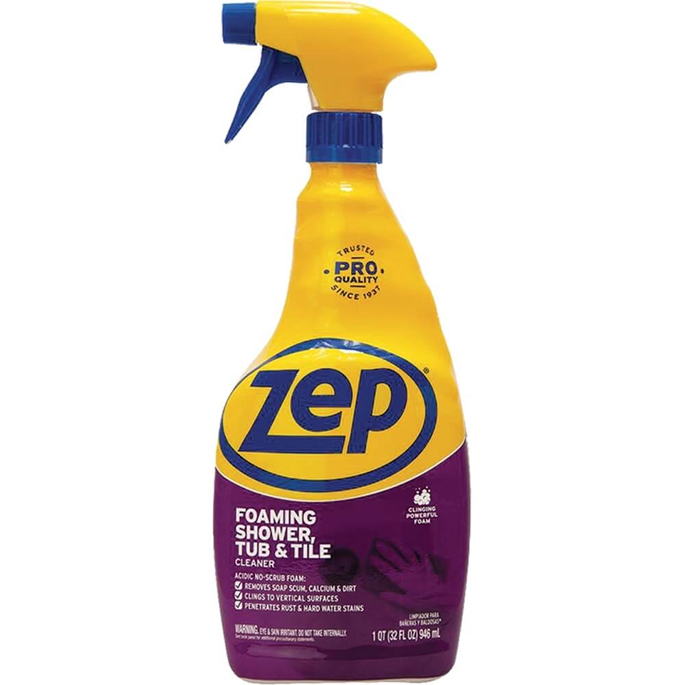 ZEP Foaming Shower, Tub & Tile Cleaner, 32 oz