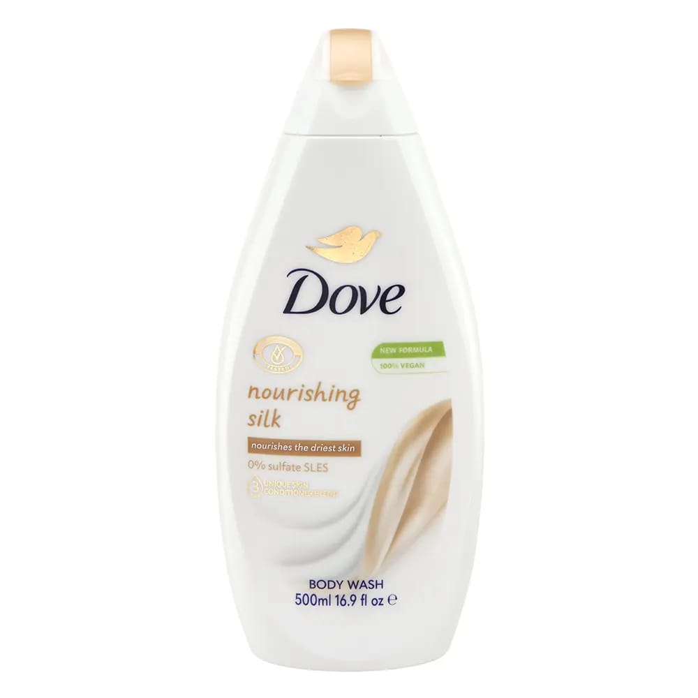 Dove Nourishing Silk Body Wash, 16.9 oz