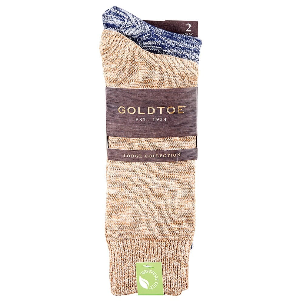 Gold Toe Men's Crew Socks, 2-Pack