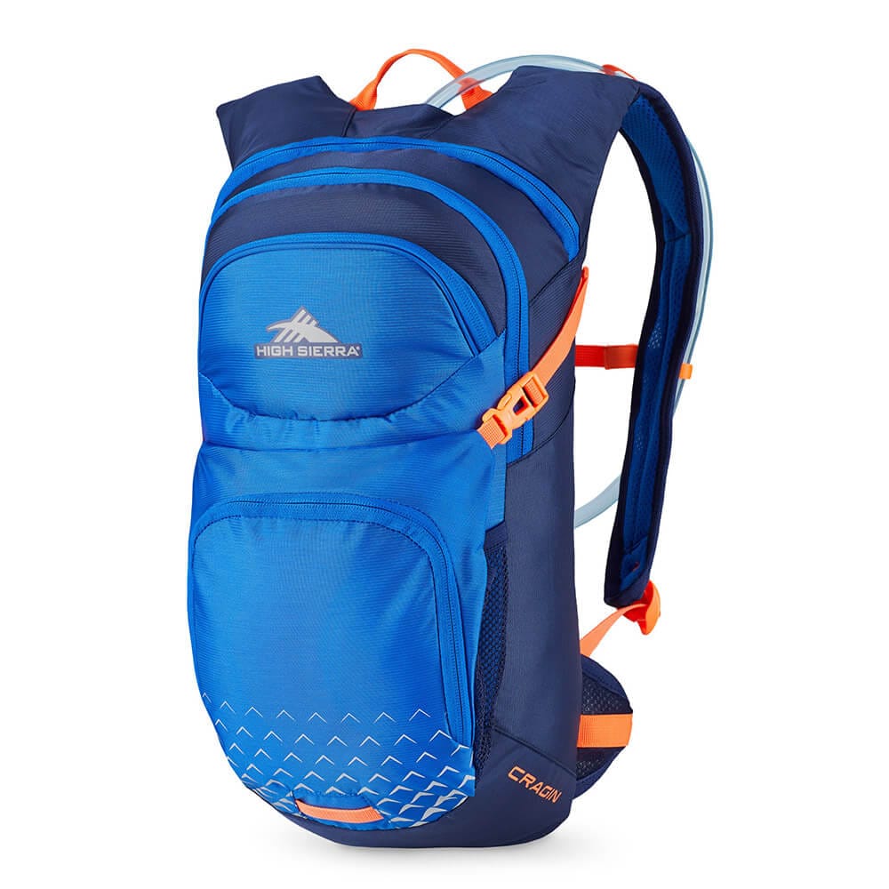 High Sierra 12L Cragin Hydration Backpack with 2L Reservoir, Vivid Blue