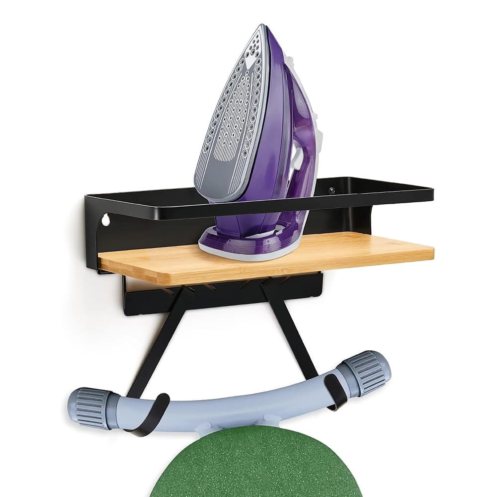 Maplefield Ironing Board Hanger with Shelf