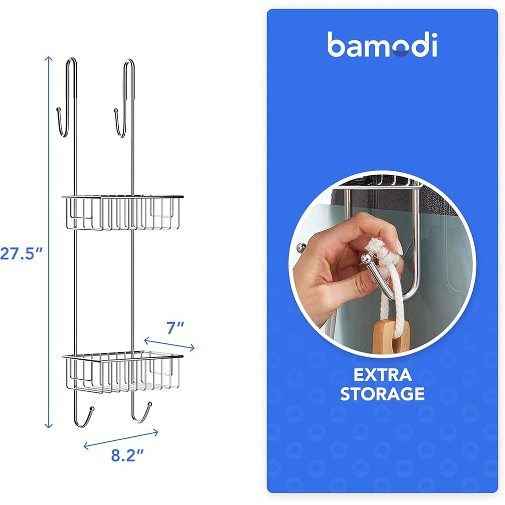 Bamodi 2-Tier Stainless Steel Shower Caddy