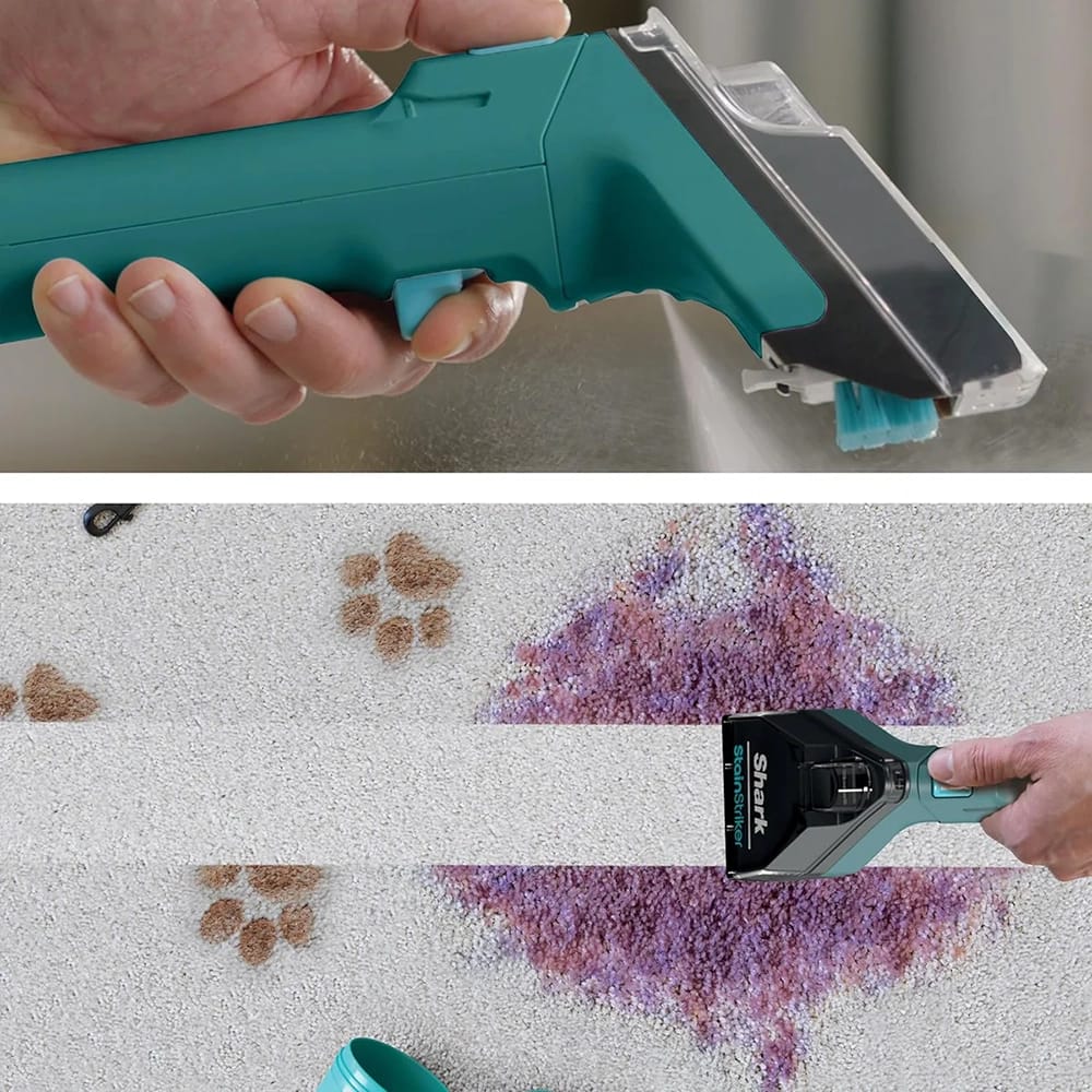 Shark CarpetXpert with Stainstriker Deep Carpet Cleaner, Teal (Factory Refurbished)