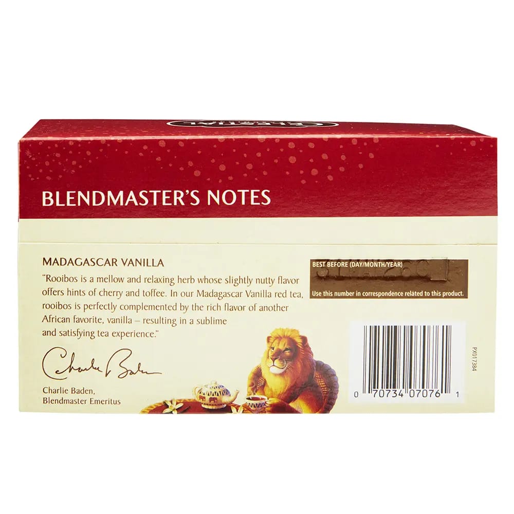 Celestial Seasonings Madagascar Vanilla Herbal Tea, 20 Count