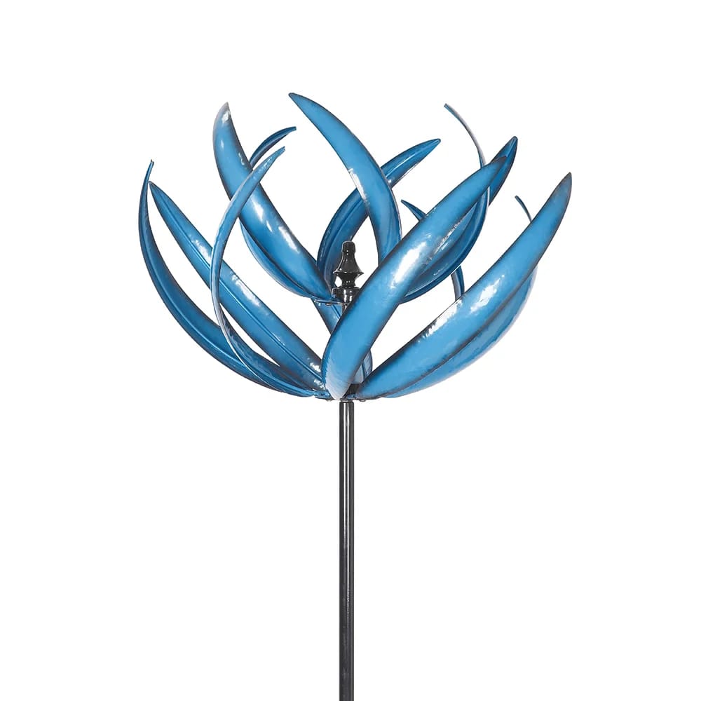 Tulip Twist Wind Spinner, Blue