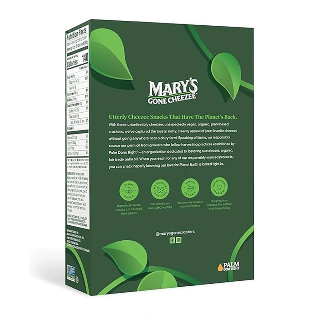 Mary's Gone Cheezee Crackers Cheese & Herb, 4.25 oz