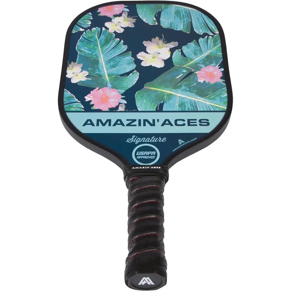 Amazin' Aces Signature Graphite Pickleball Paddle, Tropic Green