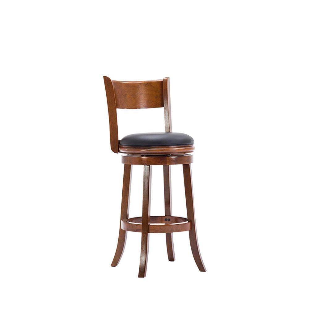Boraam Industries 29" Counter Height Swivel Bar Stool, Walnut