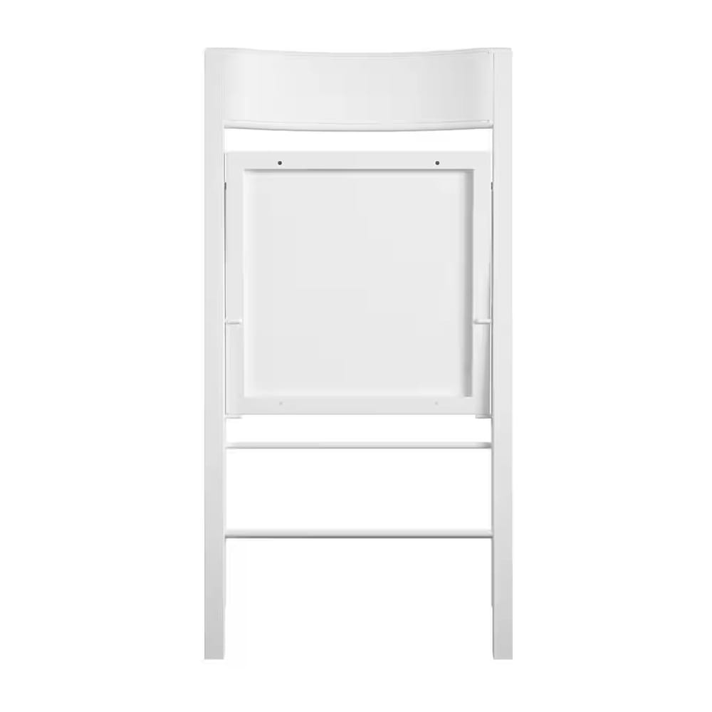 Cosco Vinyl Folding Chair, White, 2 Pack