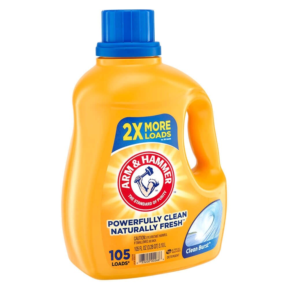 Arm & Hammer Clean Burst Detergent, 105 oz