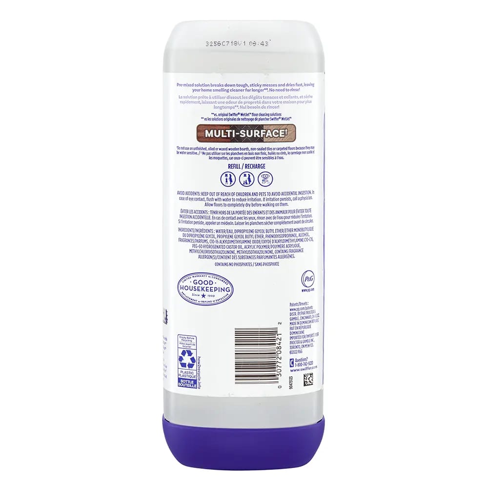 Swiffer Power Mop Lavender Floor Cleaner Refill, 25.3 oz