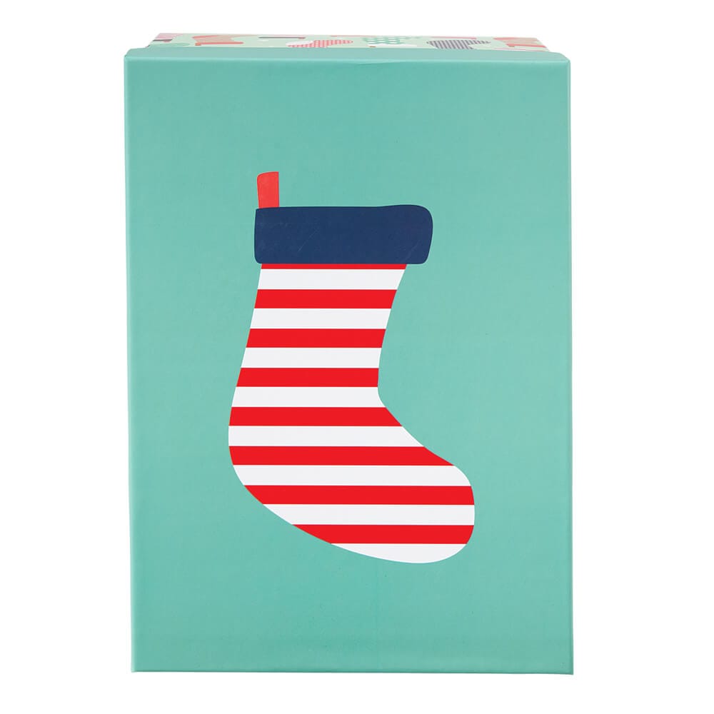 Large Rectangle Christmas Gift Box with Ribbon