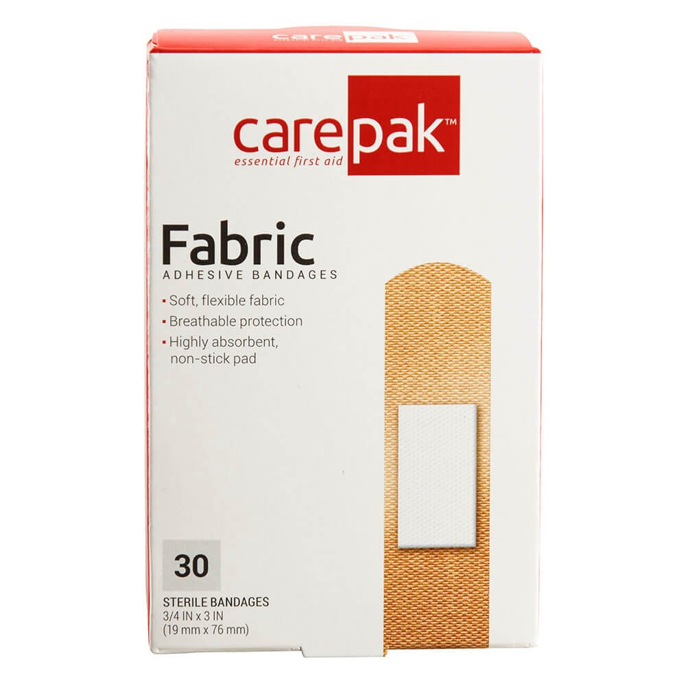 carepak Fabric Adhesive Bandages, 30 Count