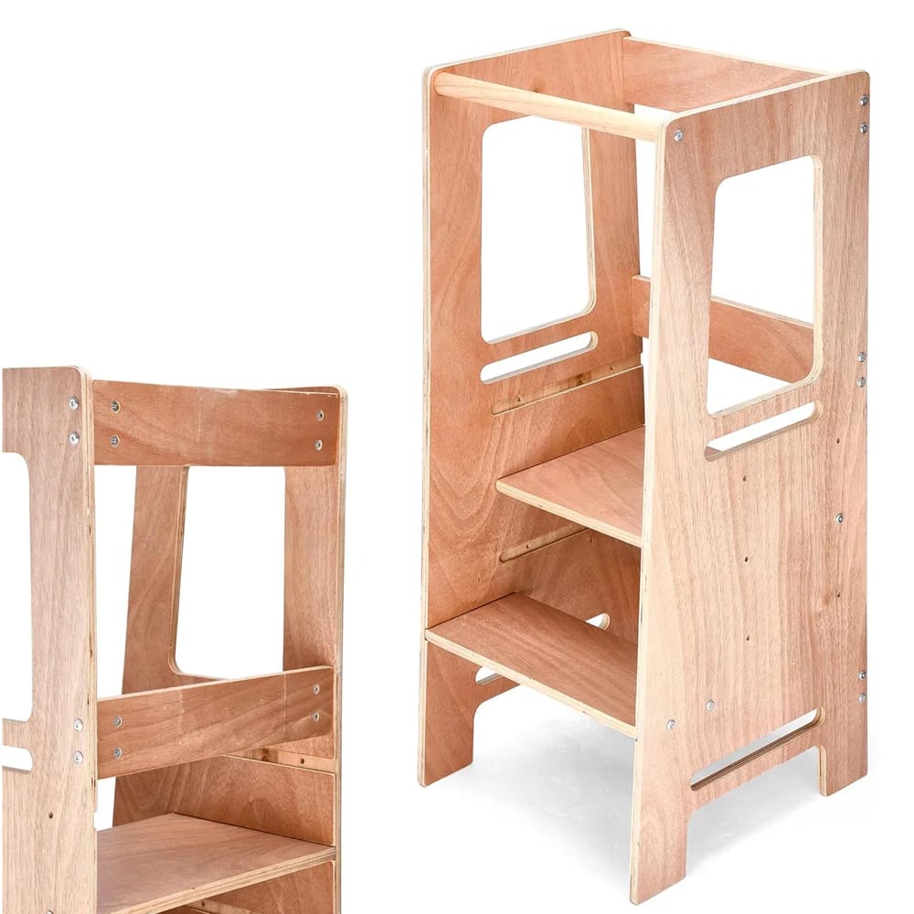 Childlike Behavior Wooden Kids Step Stool