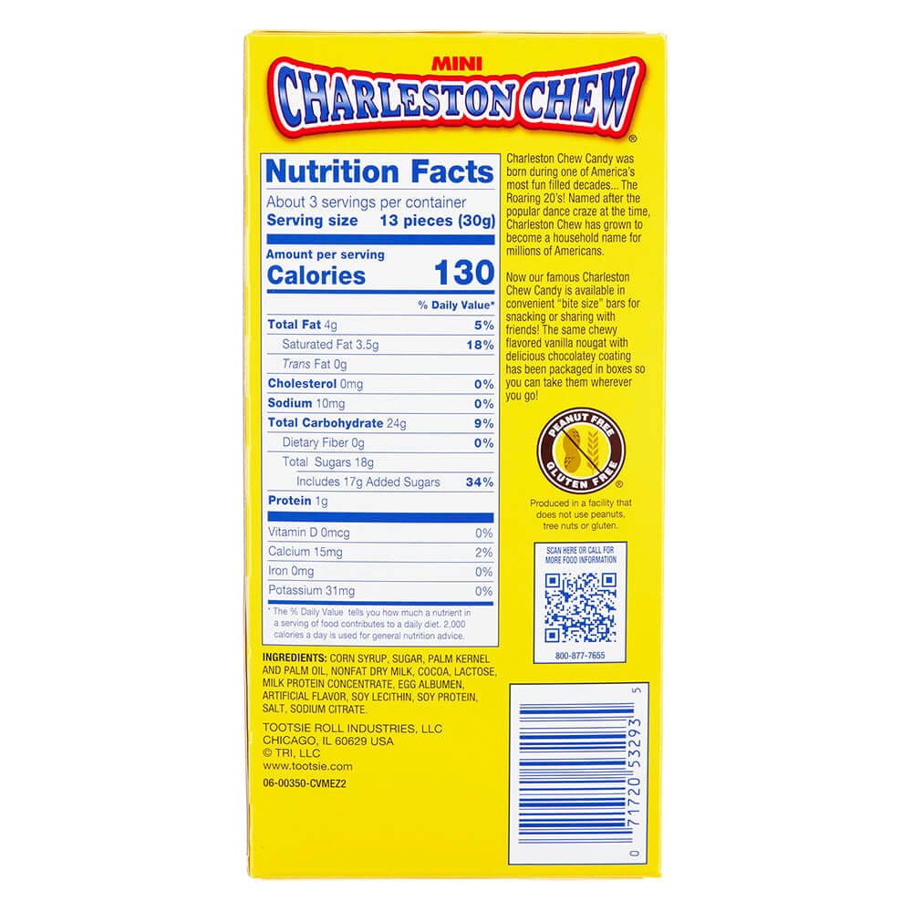 Mini Charleston Chew, 3.5 oz