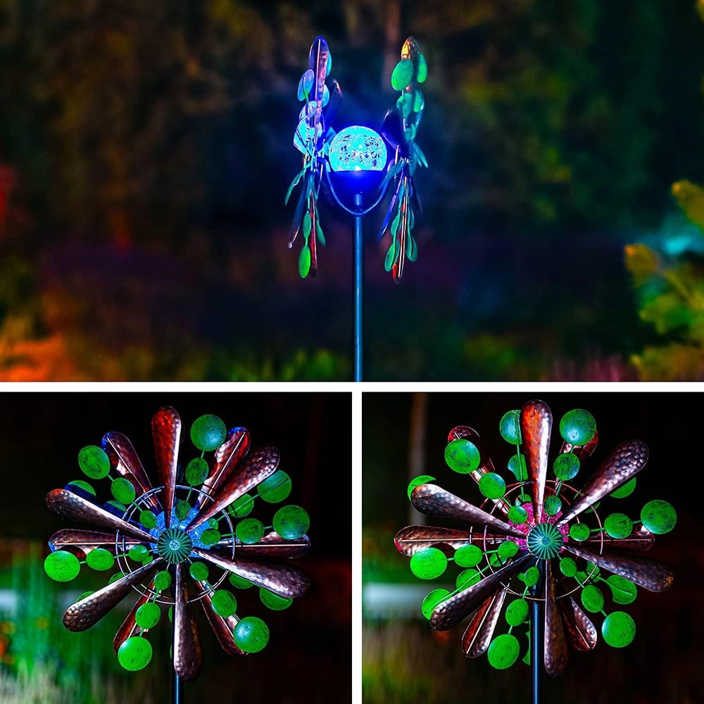 SteadyDoggie Solar Wind Spinner