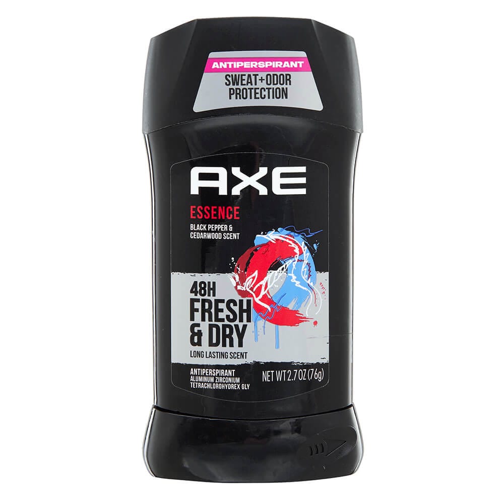 Axe Essence Black Pepper and Cedarwood Scent Fresh and Dry Antiperspirant, 2.7 oz