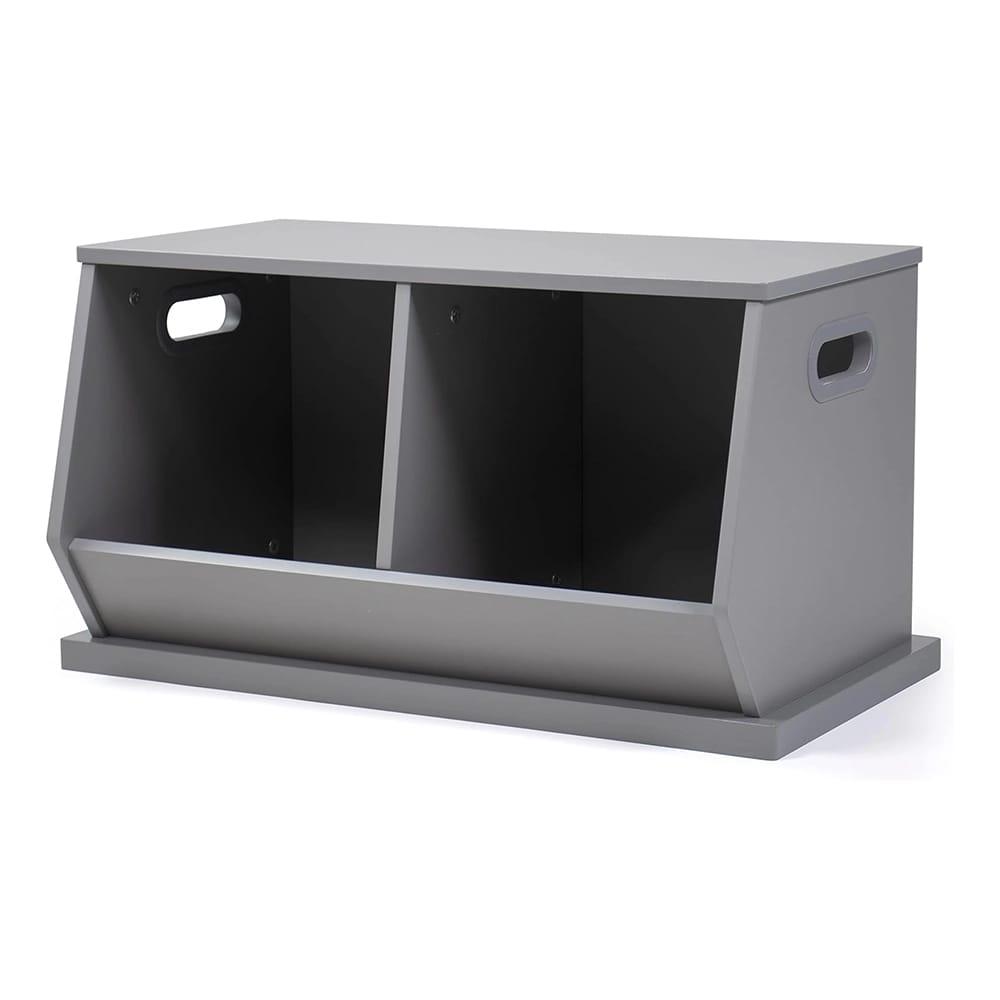 Humble Crew Wooden Toy Storage Cubby, Gray