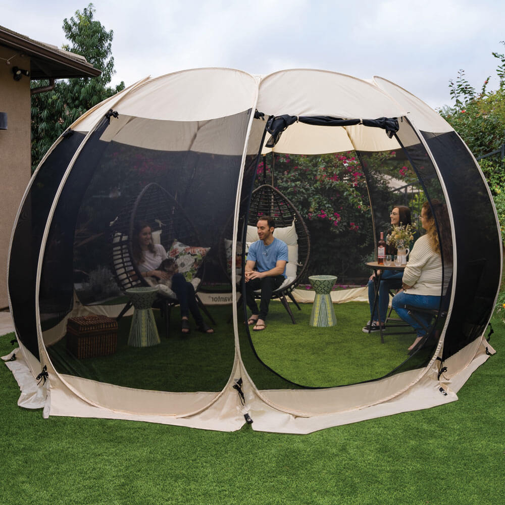 Crown Shades 15 x 15 Pop Up Octagonal Screen Hut