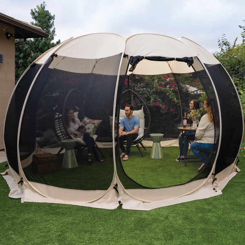 Crown Shades 15' x 15' Pop-Up Octagonal Screen Hut