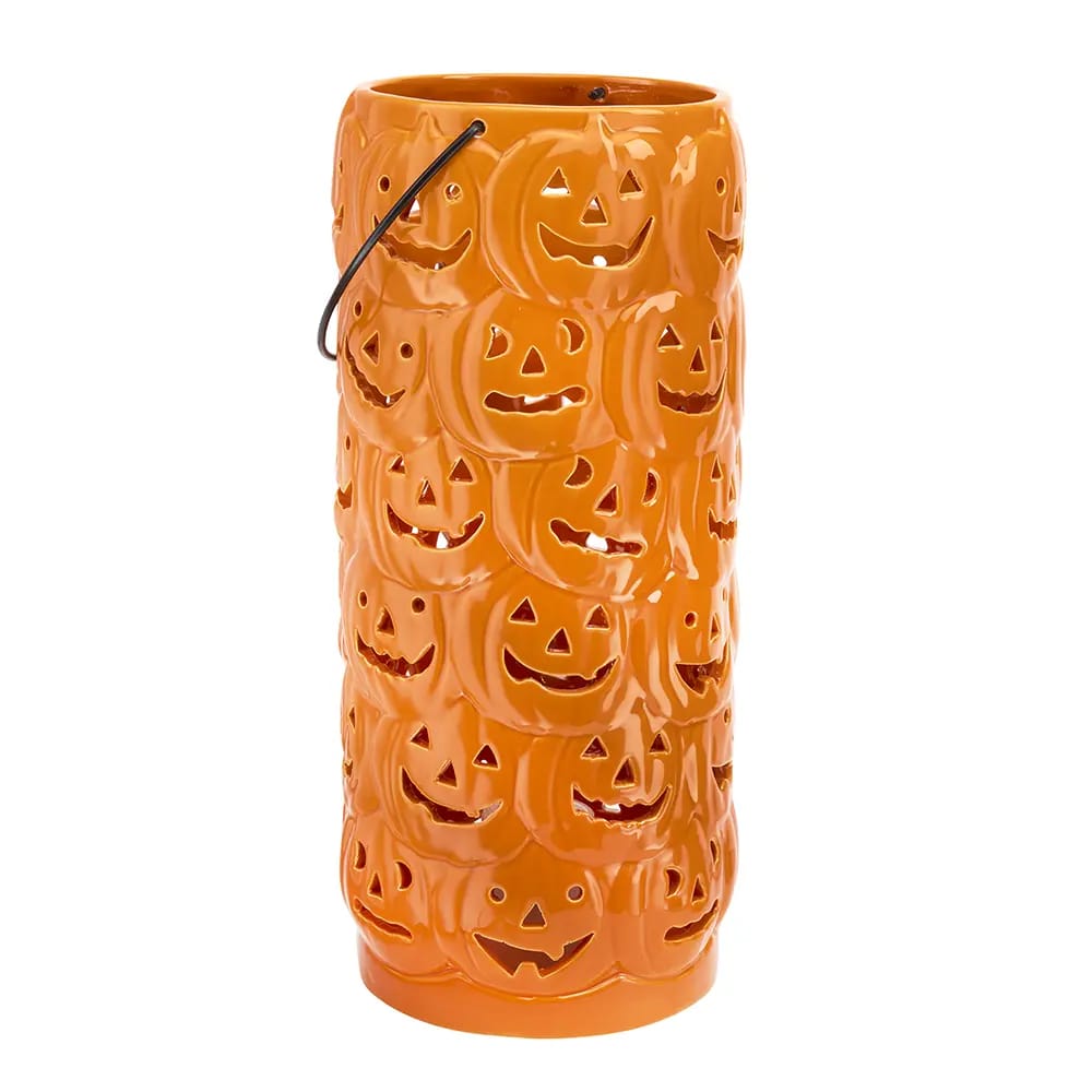 LED Ceramic Pumpkin Decor, 16"