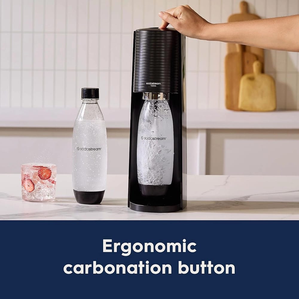 SodaStream Terra Sparkling Water Maker, Black
