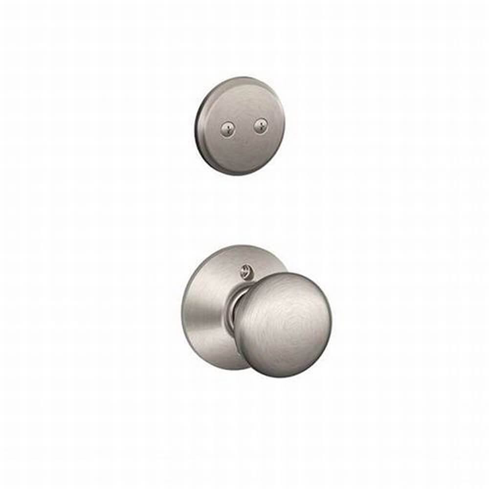 Schlage Plymouth Dummy Interior Pack, Satin Nickel