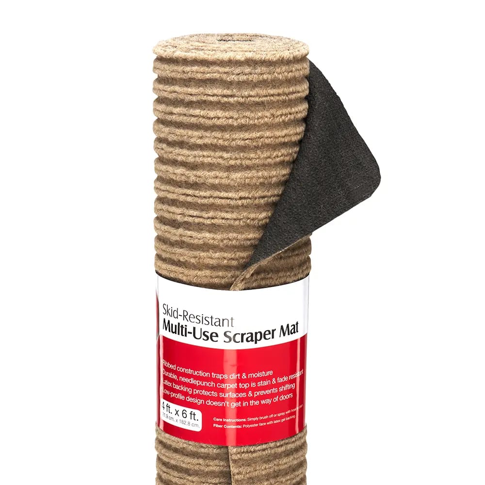 Mud Stop Skid-Resistant Multi-Use Scraper Mat, 4'x6'