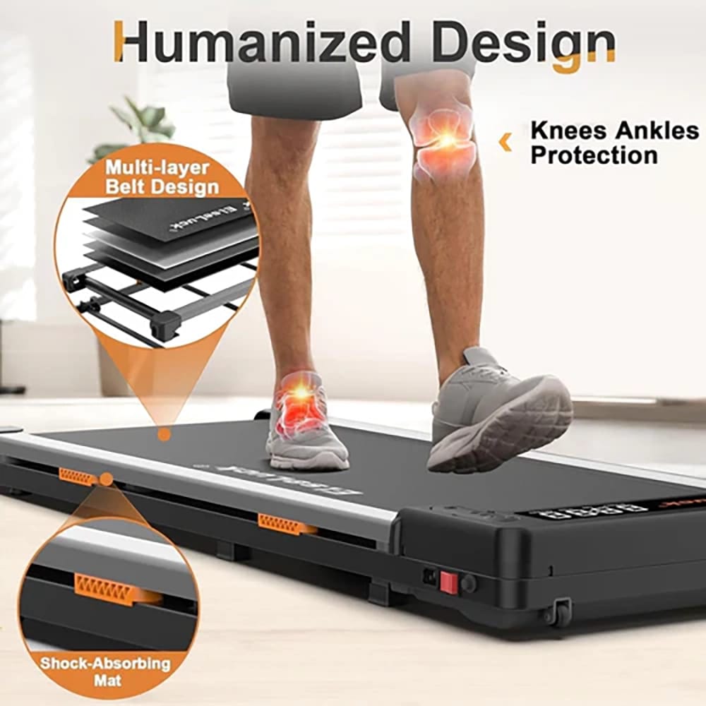 Elseluck Walking Pad Treadmill, Black