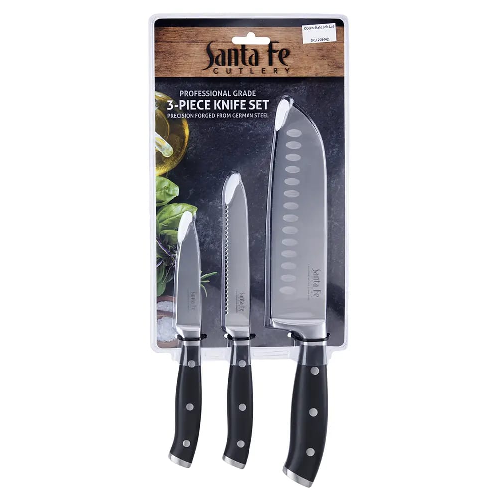 Santa Fe Professional Grade Knife Set, 3 Piece