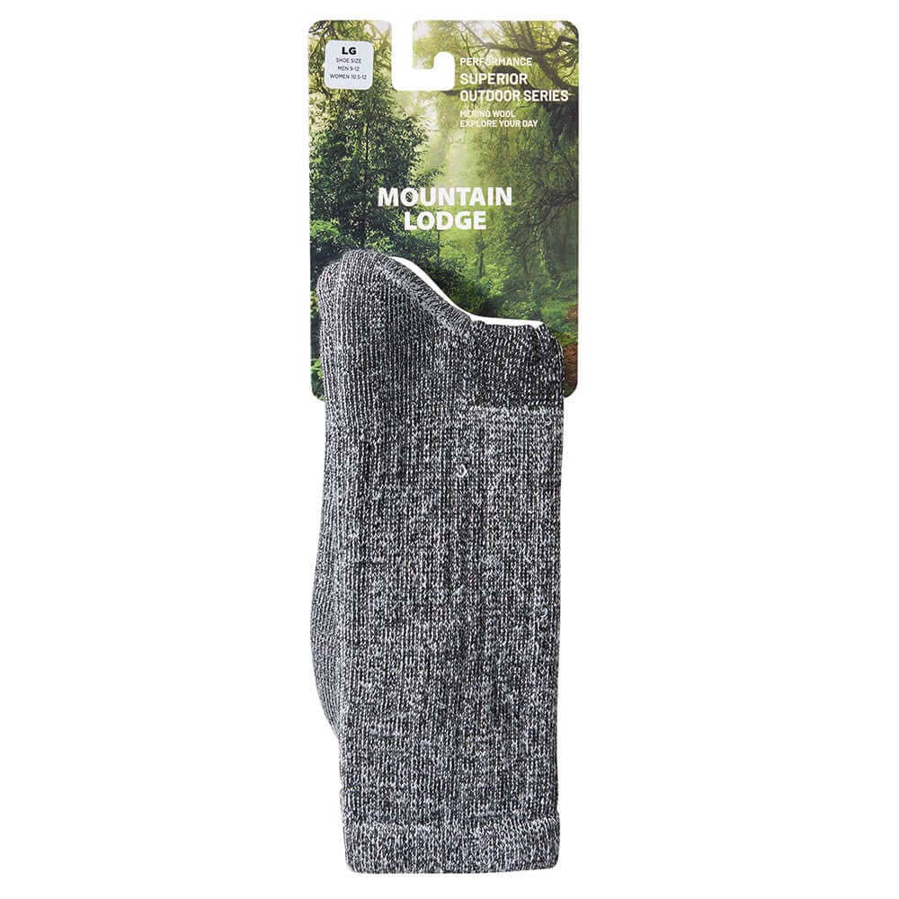 Mountain Lodge Men's Performance Outdoor Series Merino Wool Hiker Socks