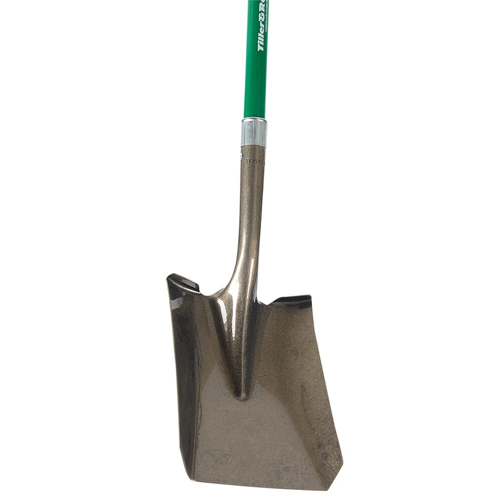 Tiller & Rowe Fiberglass Handle Square Point Shovel