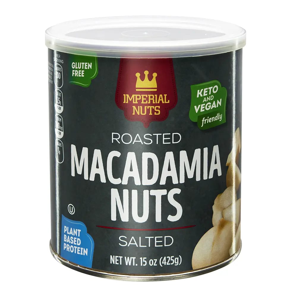 Imperial Nuts Roasted Macadamia Nuts, Salted, 15 oz