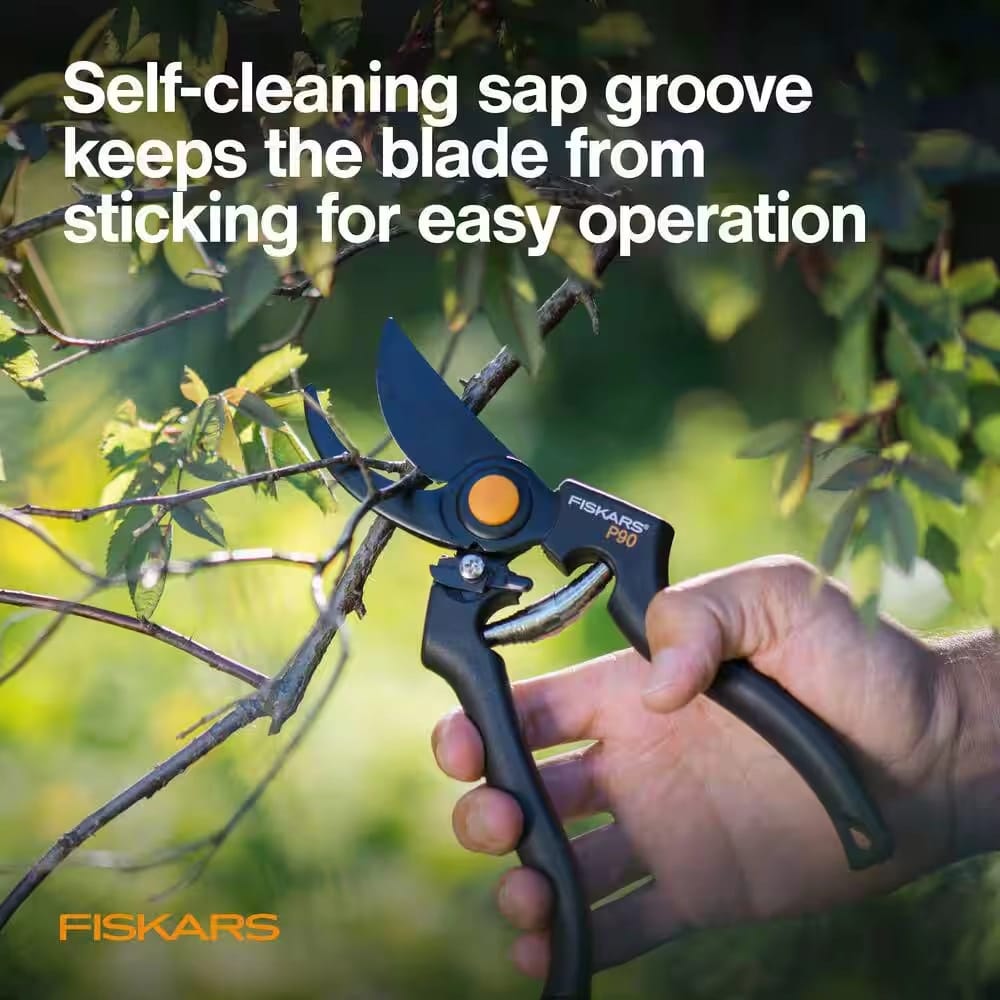 Fiskars Steel Blade PRO Fibercomp Bypass Hand Pruning Shears