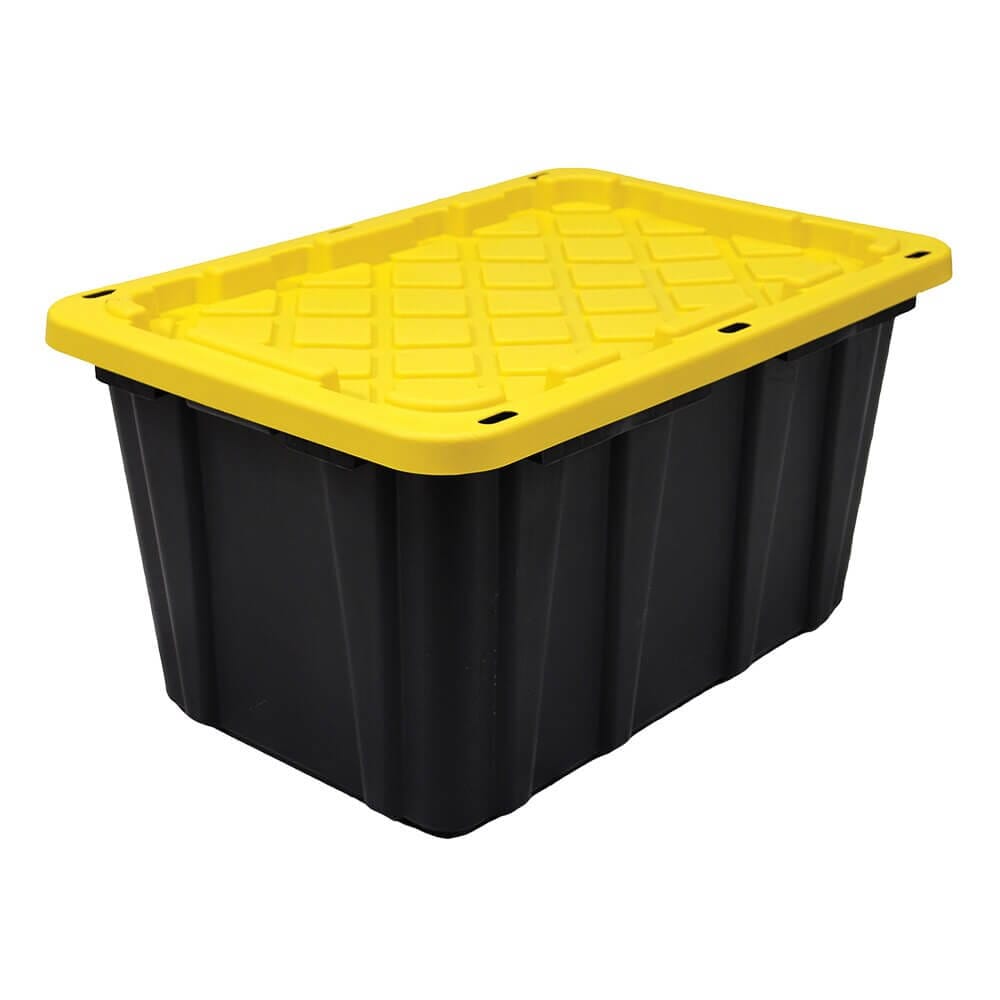 Heavy-Duty Storage Tote, 27 gal