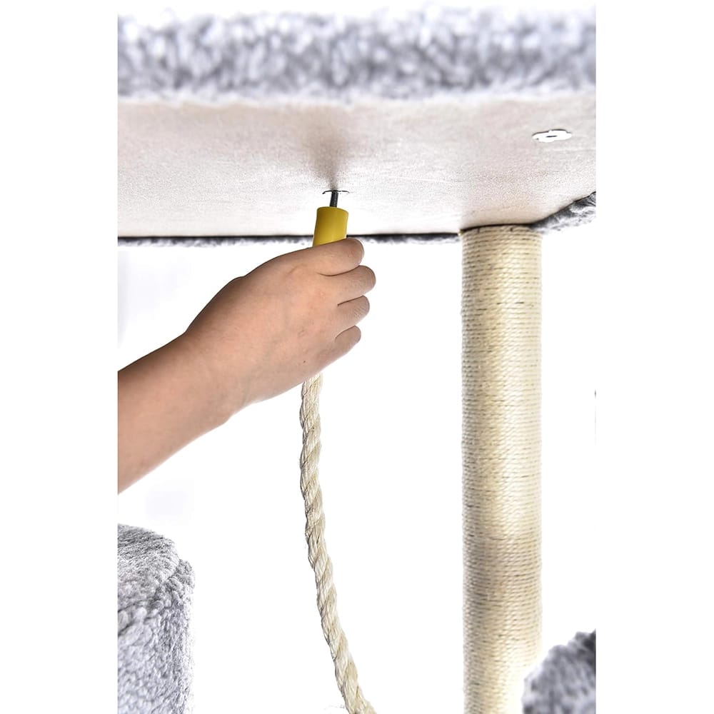 Multi-Level Cat Tree, Gray/Beige