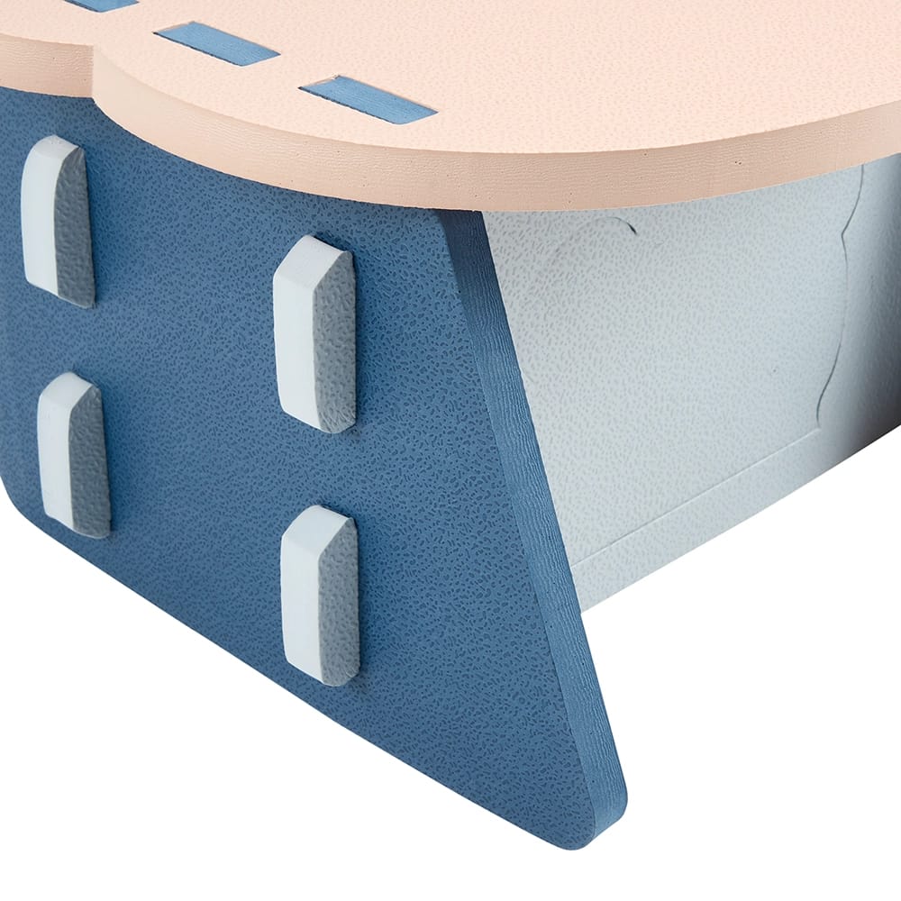 Childlike Behavior Foam Bear Table and Chairs, Multicolor