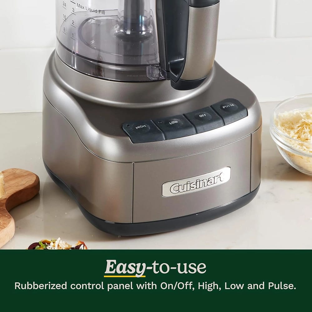 Cuisinart 8 Cup Food Processor, Gunmetal