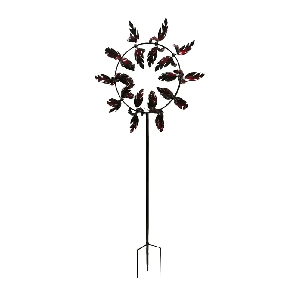 Whirling Leaves Wind Spinner, Red