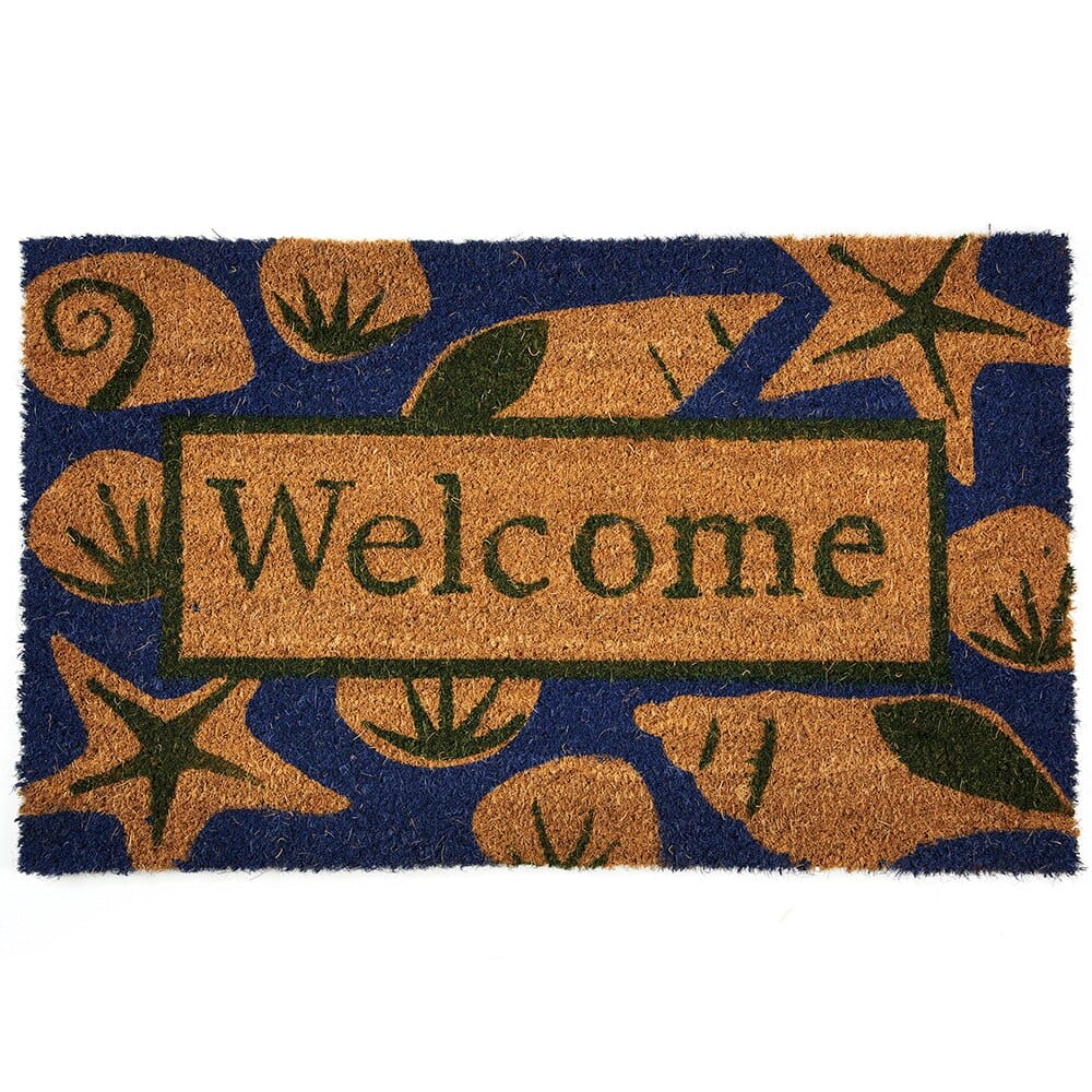 18" x 30" Spring/Summer Printed Coir Mat with Vinyl Backing