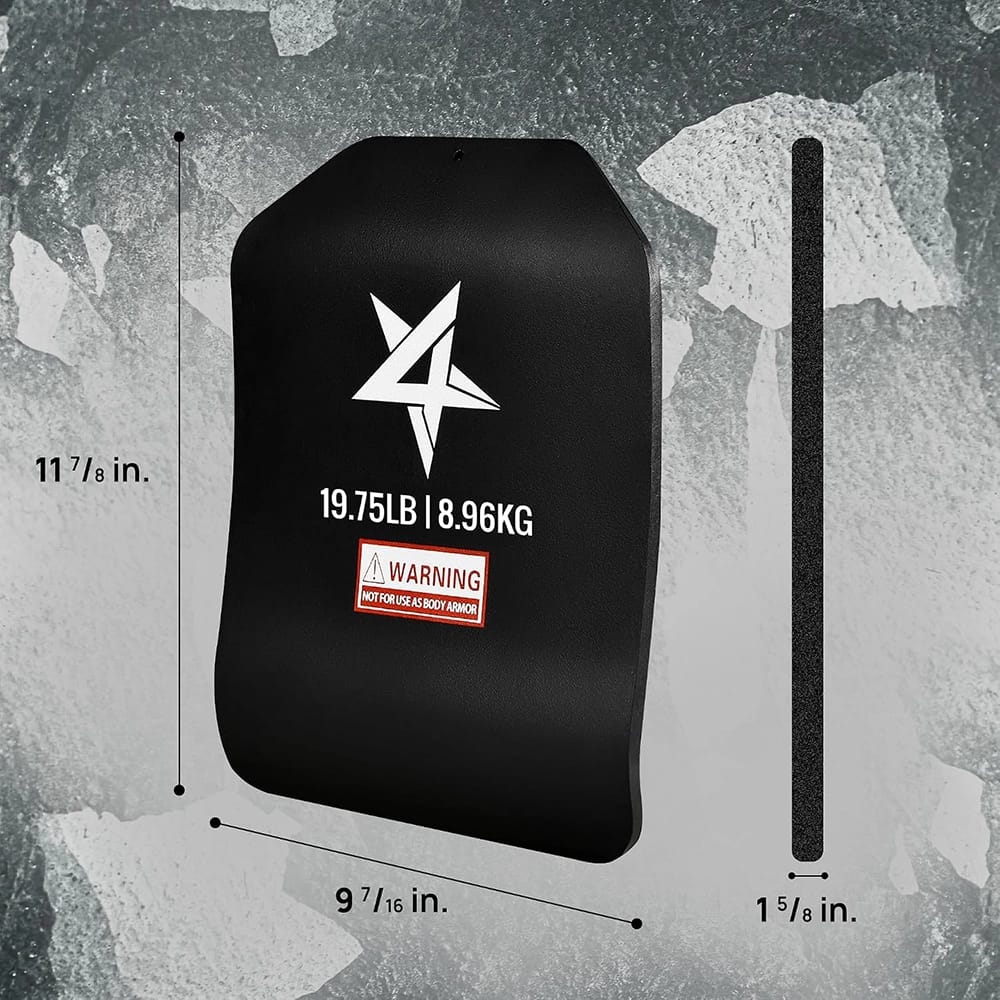 Yes4All Weight Vest Plates, 2 ct, 19.75 lbs