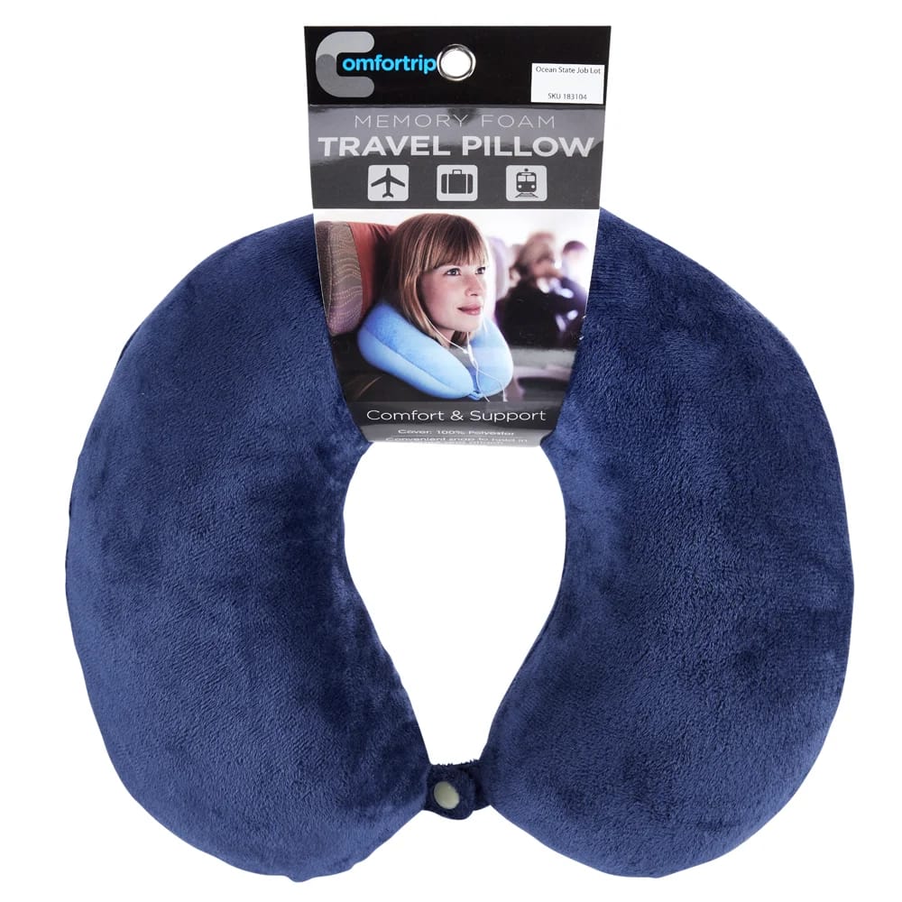 Comfortrip Memory Foam Plush Travel Pillow