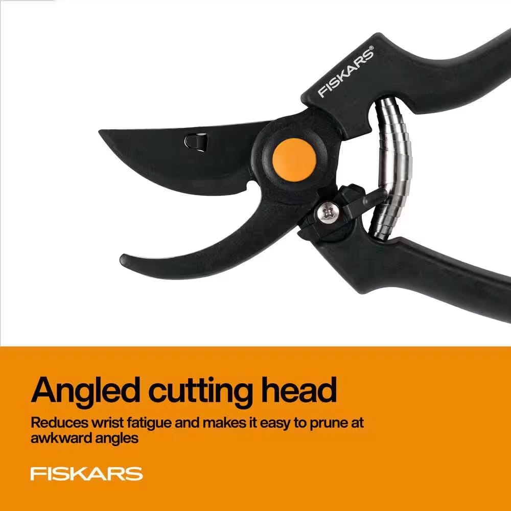 Fiskars Steel Blade PRO Fibercomp Bypass Hand Pruning Shears