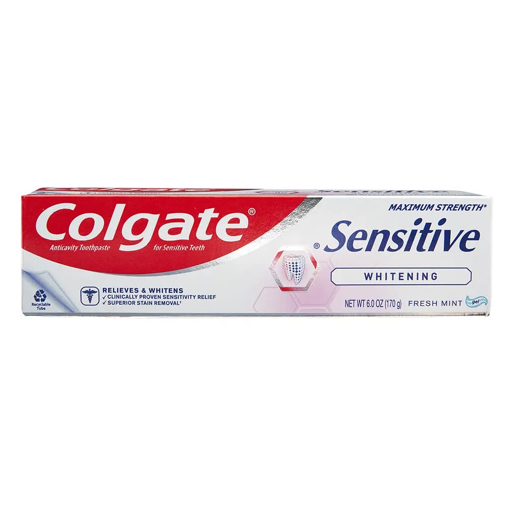 Colgate Sensitive Whitening Toothpaste, 6 oz