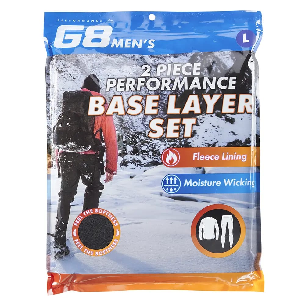 G8 Men's Performance Base Layer Set, 2 Piece