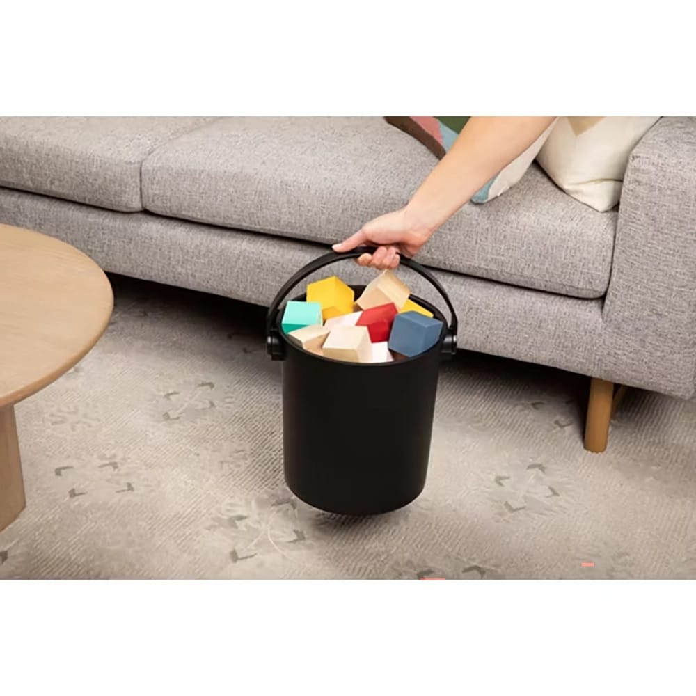 JEJ Astage 2.6 Gallon Sturdy Bucket with Lid, Black