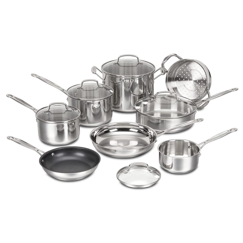Cuisinart 13 Piece Stainless Cookware Set