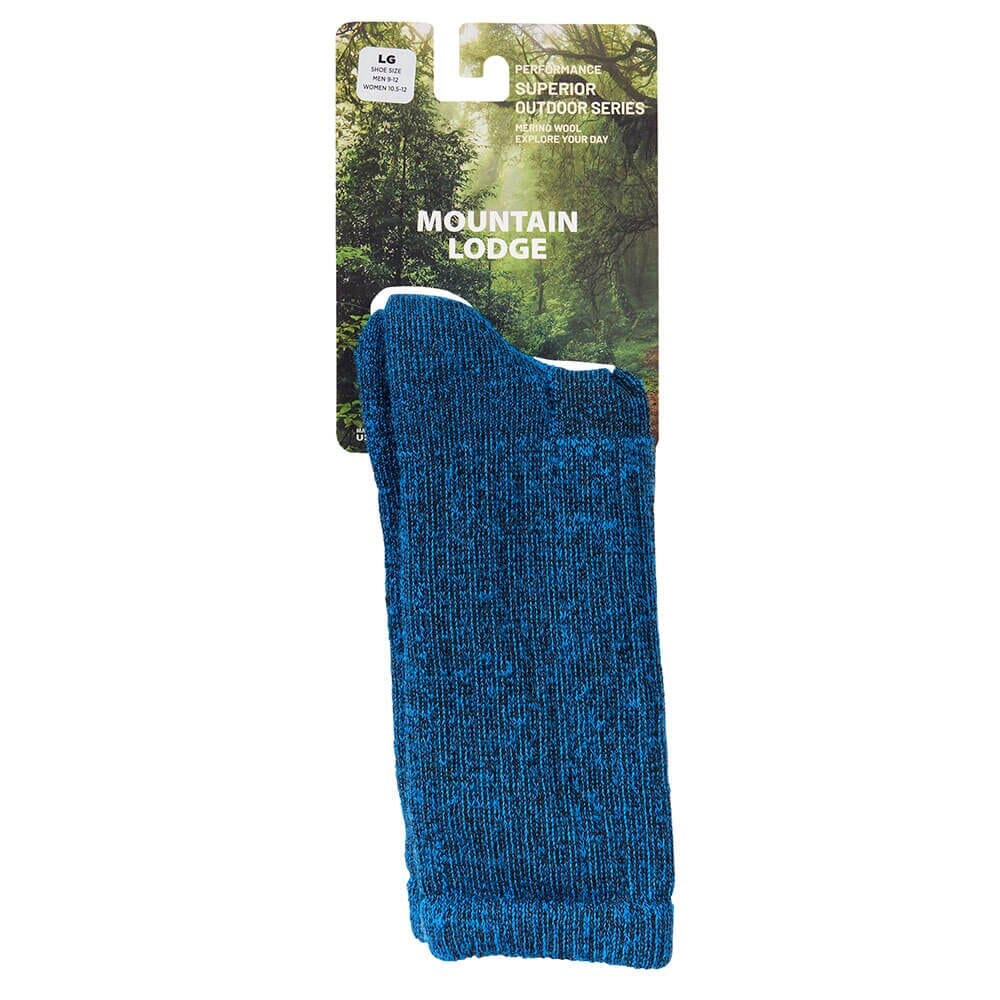 Mountain Lodge Ladies Performance Outdoor Series Merino Wool Hiker Socks